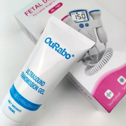 JUSTLANG Ultrasound Transmission Gel 100ml For Doppler Fetal Portable Baby Monitor No Radiation Epilator IPL Hair Removal