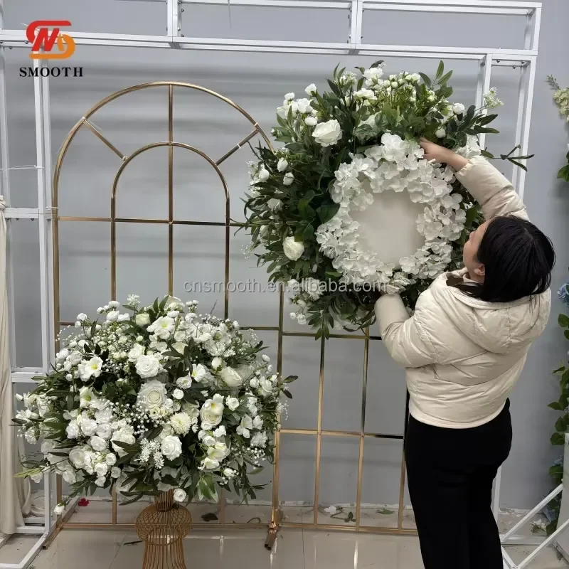 SMOOTH Luxury Large Flower Spheres Wedding Table Centers Artificial Flower Arrangements Floral Ball for Wedding Decoration