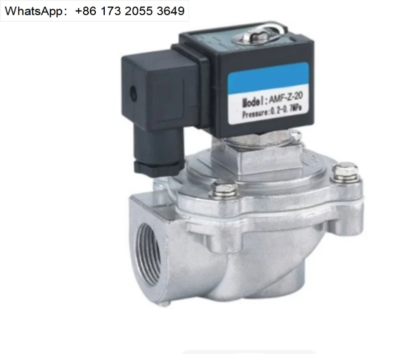 3PCS AMF-Z Right Angle Pulse Solenoid Valve AMF-Z-20/25/40S/50S/62S DN20/25/40/50S/62 DC24V AC220V