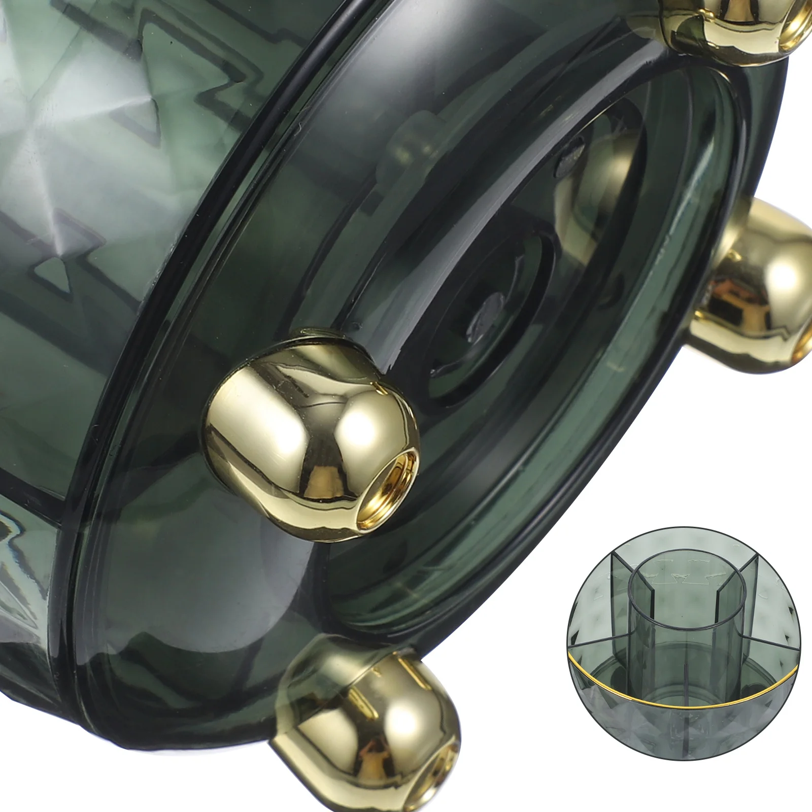 

360 Degree Rotatable Pen Holder Makeup Brush Organizer Large Desktop Storage Cup Pencil Marker Container Desk Pen Organizer