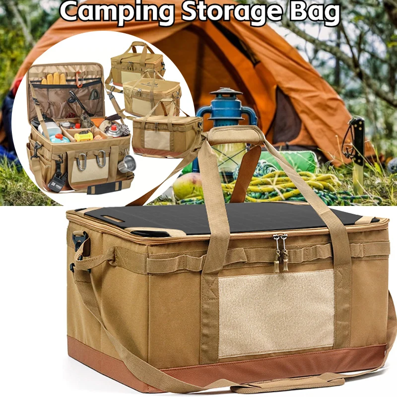 

30L/45L/60L Multi-size Outdoor Large Capacity Tool Storage Bag Waterproof Detachable Multi-functional Cookware Storage Bag
