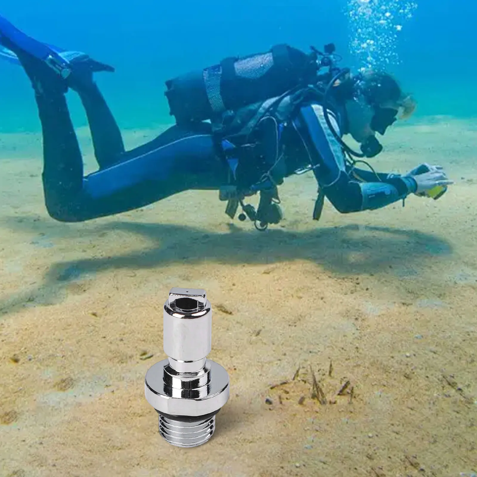 สําหรับ BCD เครื่องสูบลมลอยตัวพร้อมข้อต่อทองแดงสําหรับท่ออัตราเงินเฟ้อมาตรฐาน 1 " อุปกรณ์ที่ยอดเยี่ยมสําหรับการดําน้ําลึก