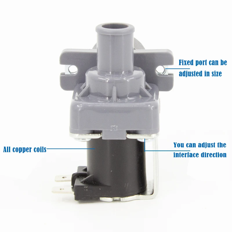 Аксессуары для впускного клапана льдогенератора Клапан подачи воды Электромагнитный клапан Детали впускного клапана льдогенератора Оригинальные детали льдогенератора