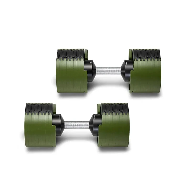 24KG 52.5lb Home Equipment Workout Freeweights Lifting Bodybuilding Gym Exercise Fitness Strength Adjustable Dumbbells