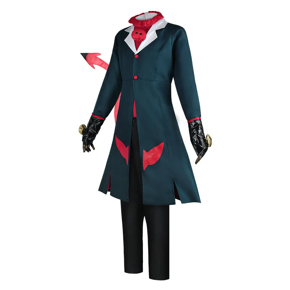 Anime Hazbin Cosplay Kostuum Kleding Hotel Staart Uniform Cosplay Hazbin Halloween Party Set Unisex Uniform Vrouw Man