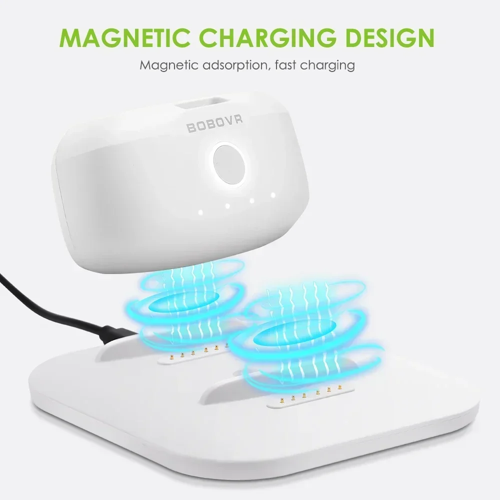 جديد! حزام M2 Plus BOBOVR M2 Plus مجموعة بطارية مزدوجة متوافقة مع Meta Oculus Quest 2