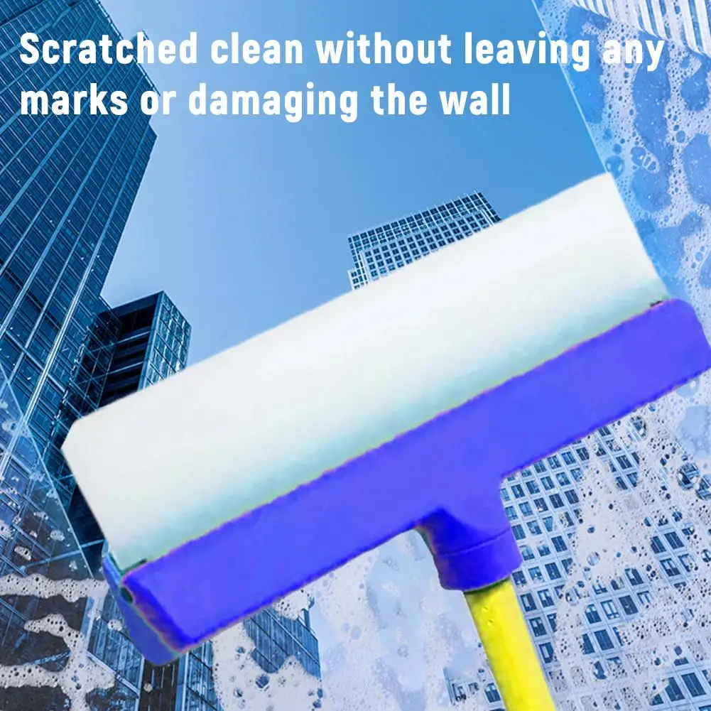 Zestaw do czyszczenia szyb z silikonu 12 cali, ściągaczka do mycia samochodu, wycieraczka do wody, ściągaczka do suszenia, narzędzie do czyszczenia z nakładką z mikrofibry