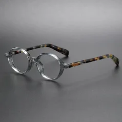 TR90 Oval Anti Blue Light Glasses Non Degree Flat Neutral AC Lens Anti Fatigue Glasses Eye Protection Computer Glasses