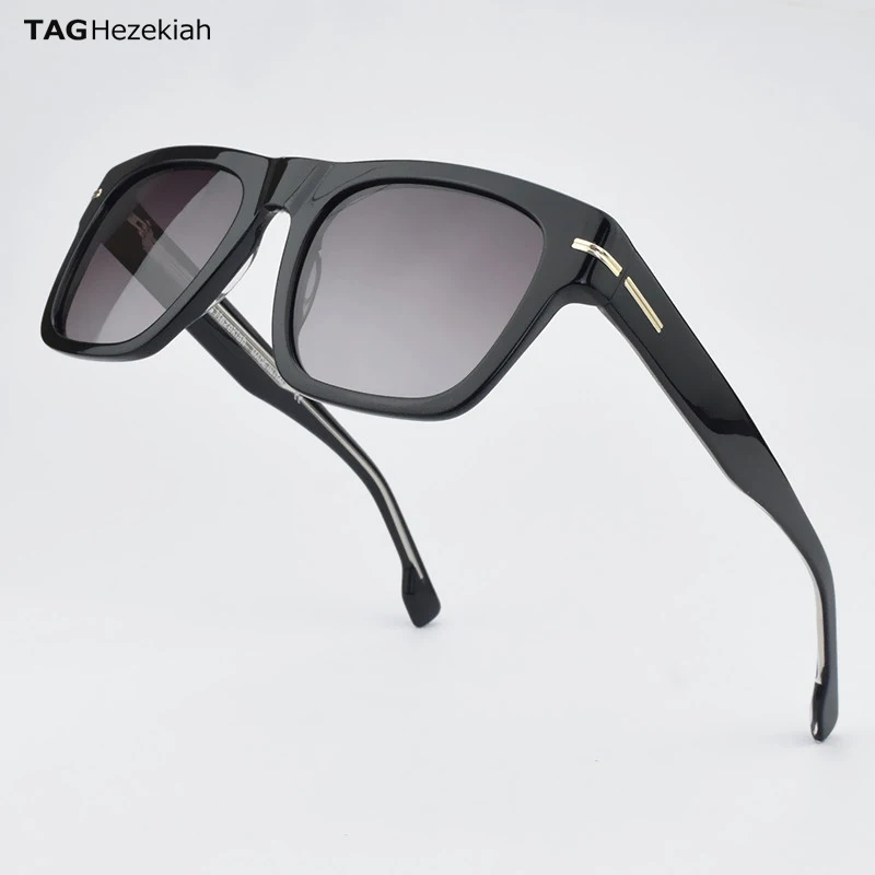 

TAG Hezekiah luxury Polarized sunglass men women 8736 Large frame Square Sun Glasses Men Shades Male Goggles Eyewear UV400