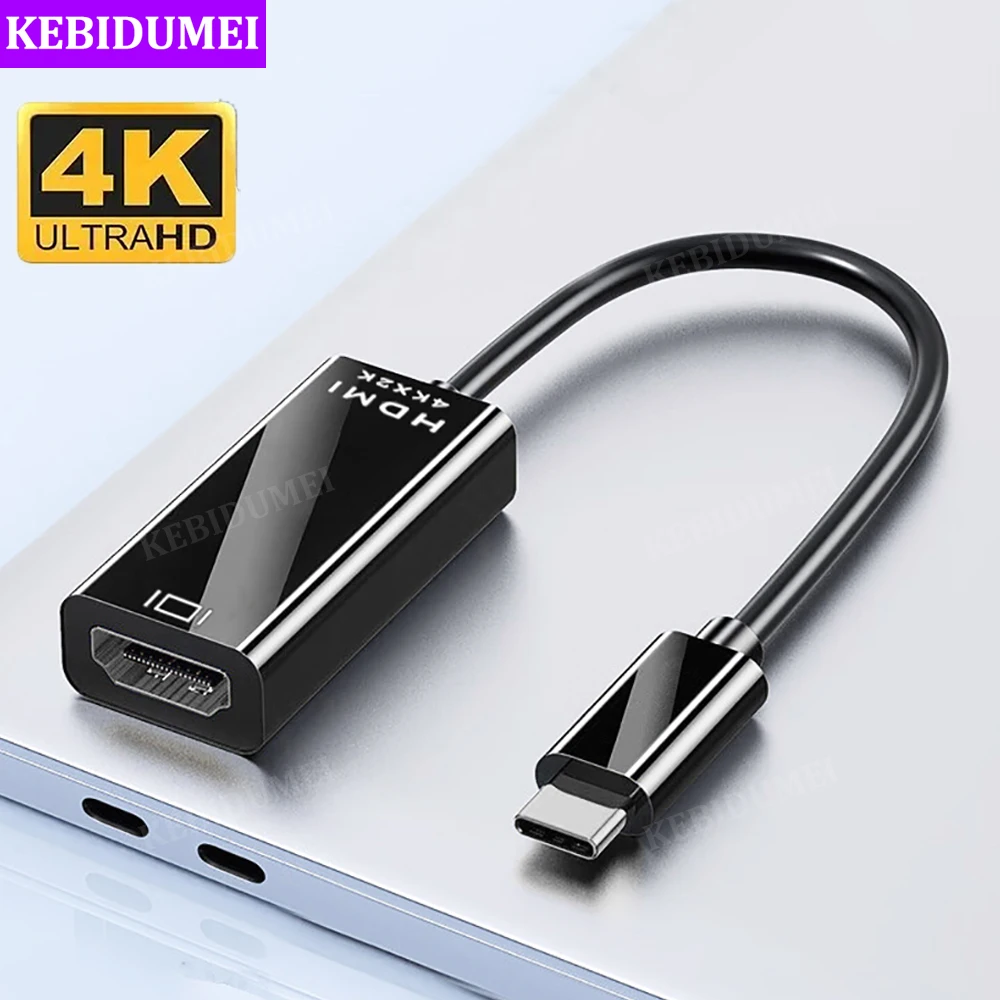 USB C HDMI Cable TYPE C to HDMI 4K Adapter USB C USB 3.1 Male to HDTV Female Converter Cable for Laptop Tablet TV MacBook Pro