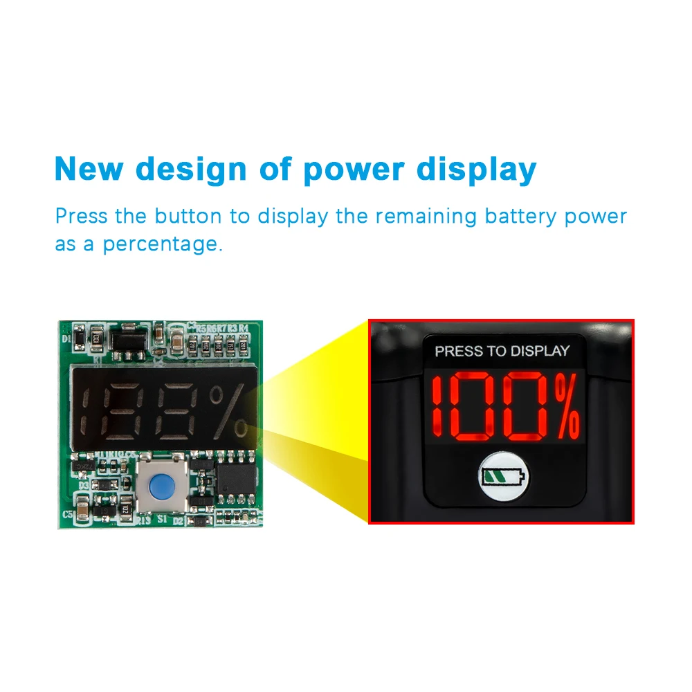 BL1830 Battery Case For Makita 18V DIY 3.0Ah 6.0Ah 1860 1850 Shell Box With BMS PCB Board Charging Protection LED Digital BL1840