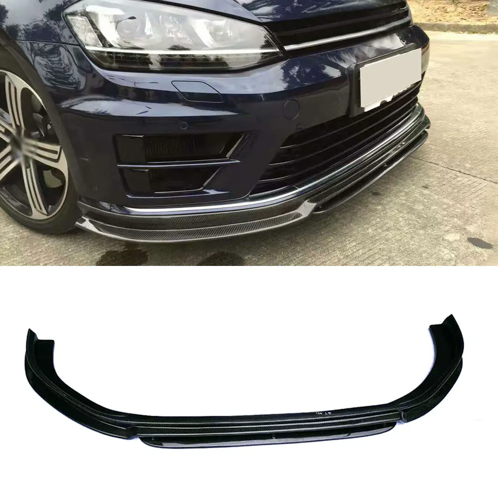 

VACOMUL MK7 Carbon Fiber Front Bumper Lip Spoiler for Volkswagen Golf 7 VII R Rline Hatchback not standard 2014-2017 RZ Style