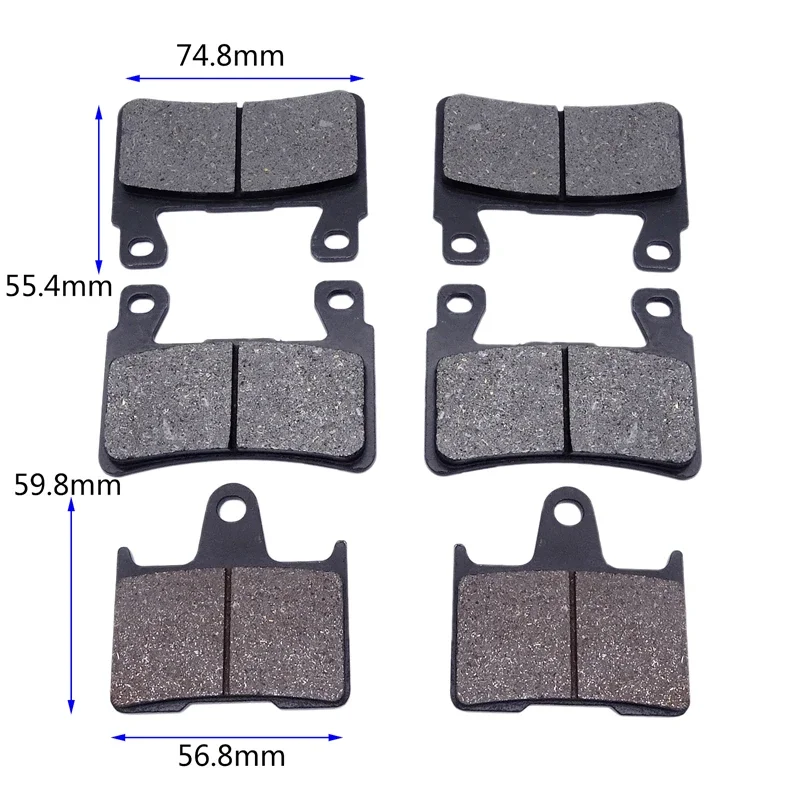 Motorcycle Brake Pads Front And Rear Disks For HONDA CB 400 CB400 1999-2003 CB 1300 FW/FX/FY/F1 (SC40) 1998-2001 Motorbike Parts