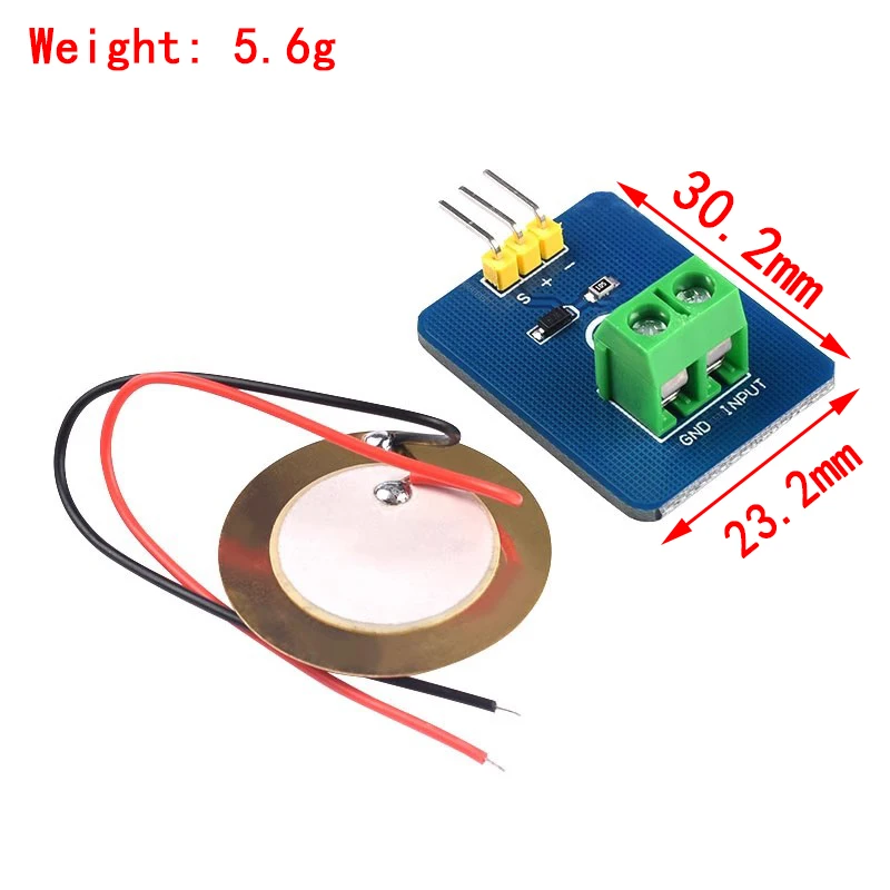 DIY KIT 3.3 V/5 V Keramische Piezo Trillingssensor Module Analoge Controller Elektronische Componenten Levert Sensor voor Arduino UNO R3