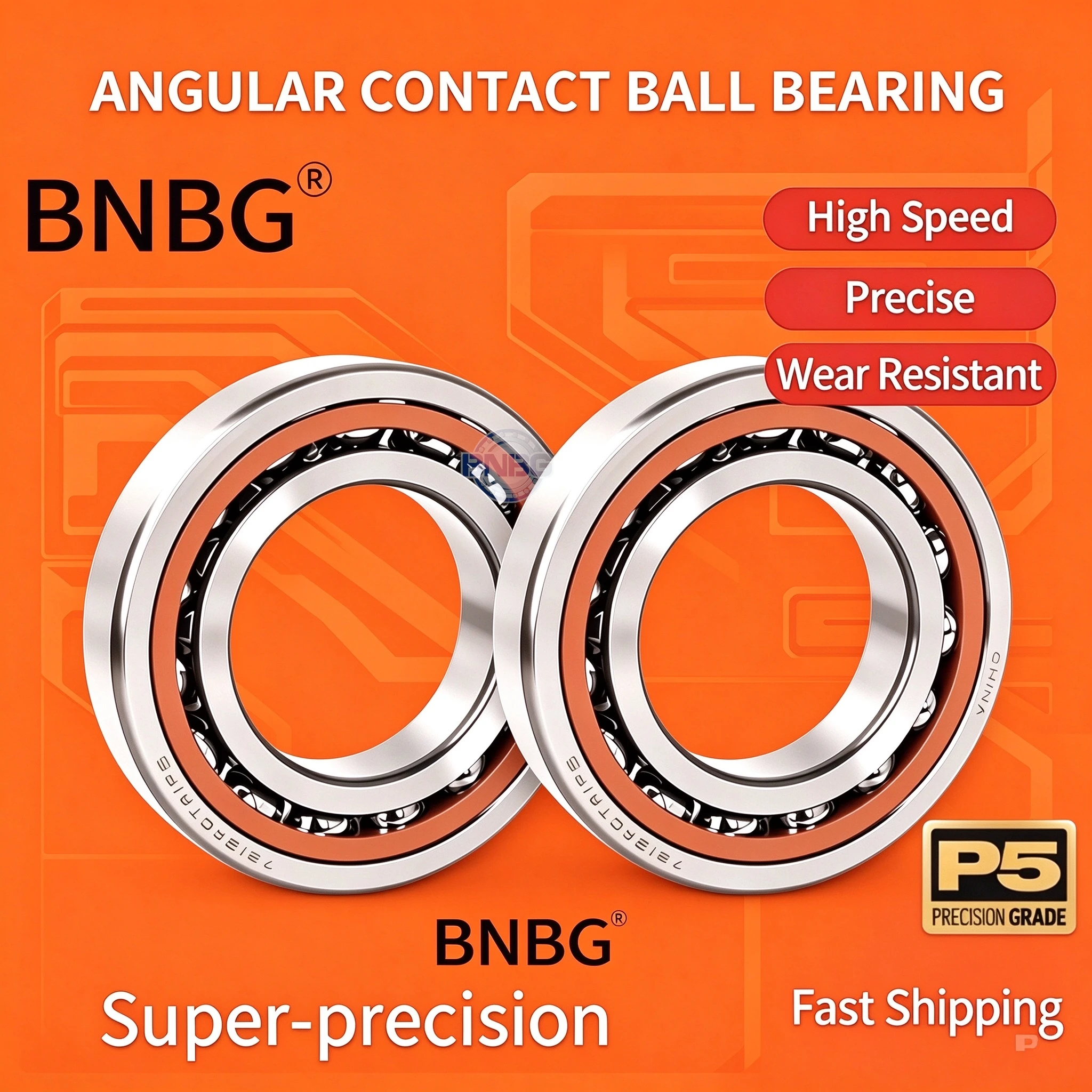 7413 7414 7415 7416 7417 7418 ACTA/P5 Tool Main Shaft Angular BearingAngular Contact Ball Bearing Single Row Bearing Gearbox