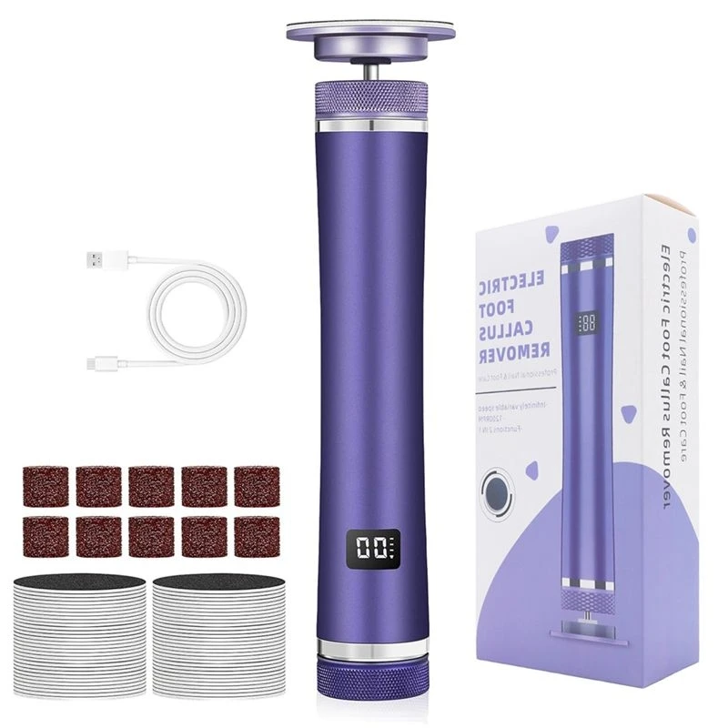 2026 New Electric Foot Callus Remover Rechargeable Foot File Pedicure Tools For Feet Foot Sander Nail Grinder Tool For Men Women