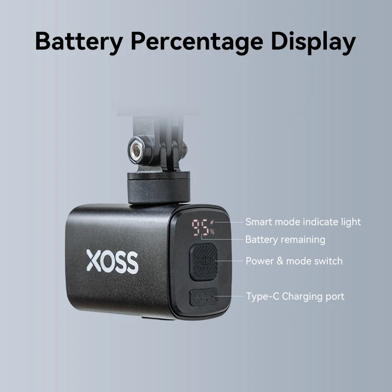 XOSS الذكية الدراجة العلوي 1000 Lm Noctera-1.0 انقطاع خط مقاوم للماء قابلة للشحن الترا برايت دراجة الجبهة مصباح الجبلية مصباح يدوي