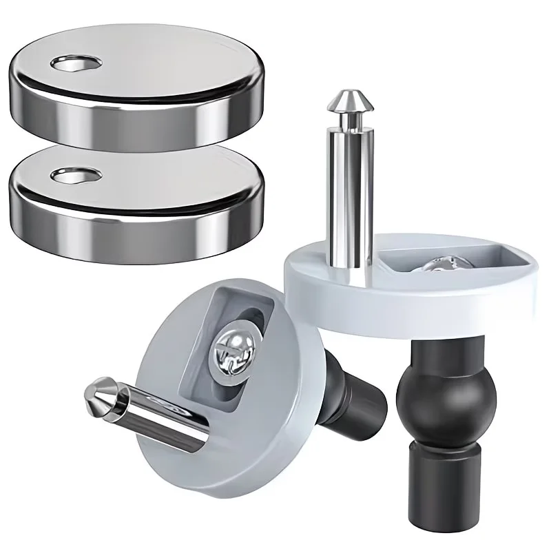 

2pcs Toilet Seats Top Fix Hinge Home Hardware Toilet Seat Hinges Soft Release Quick Fit Replacement Toilet Cover Accessories