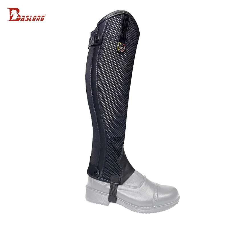 Baslong Equestrian Sports Breathable Mesh Leg Protectors, Comfortable and Breathable Horse Riding Leg Protectors, Professional Equestrian Equipment