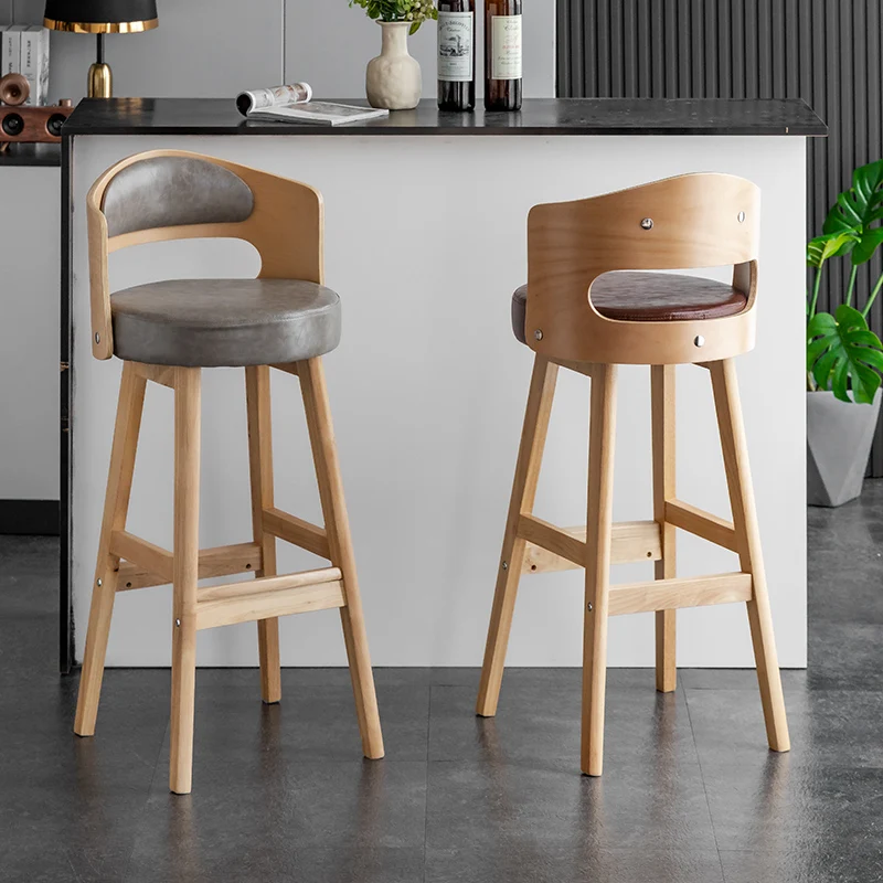 

Display Study bar stools Modern Terrace Throne Cosmetics Show BeautyCouple wooden stool Chinese Women silla bar Salon Furniture