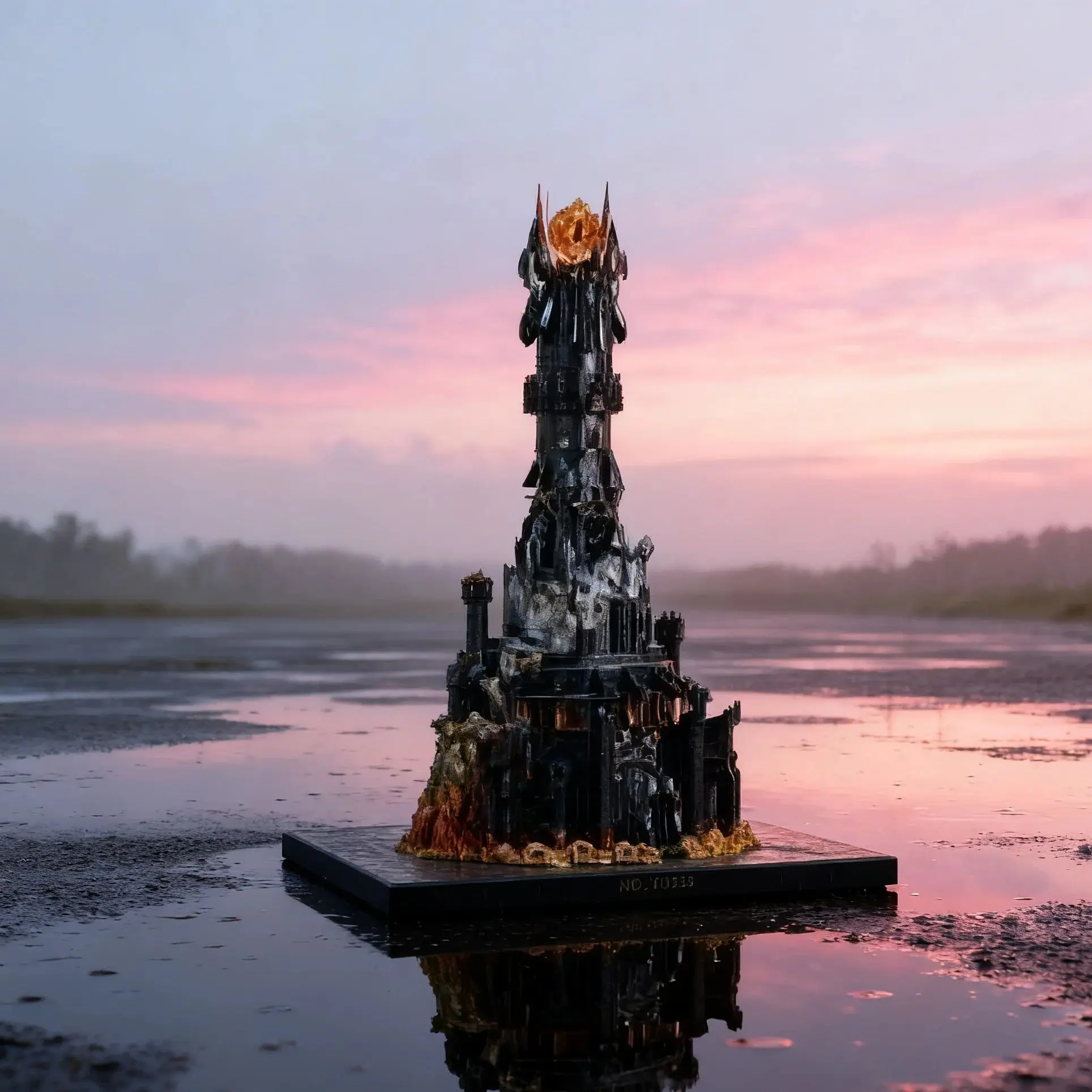 

NEW 2025 Creative Lord Rings Barado Fortress Barad Dur Dark Tower 10333 Building Block For Holiday Birthday Gifts 5471pcs