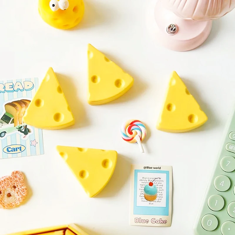 Kids Students Cool Prizes Stationery Cute Kawaii Creative Rubber School Supplies Novelty Lovely Cheese Eraser