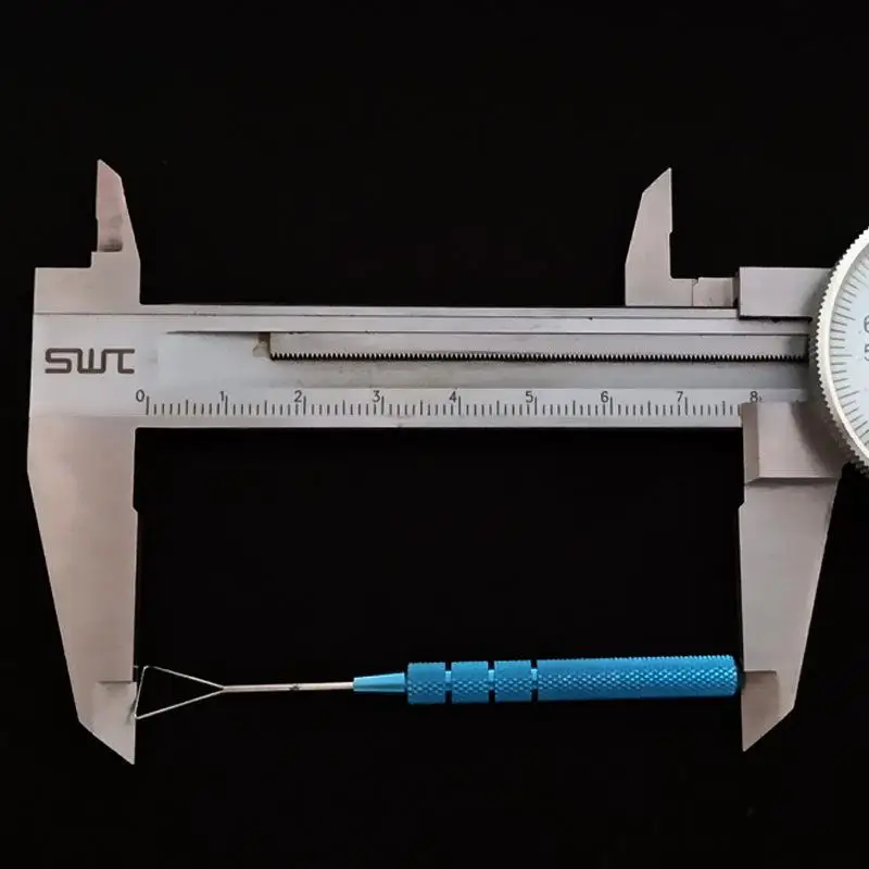Simulador de Doble Párpado, Sonda Curva, Instrumento Oftálmico Cosmético para la Diseño de Párpados a la Moda