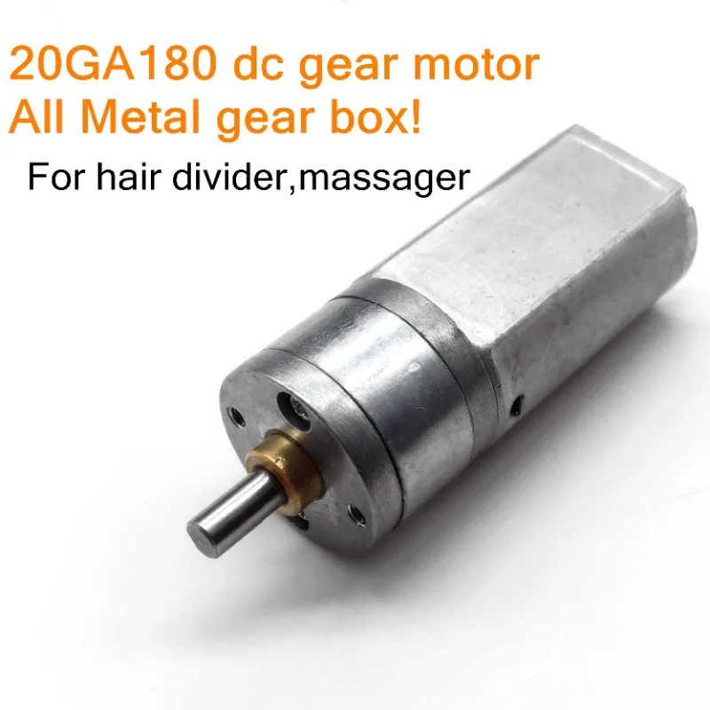 

20GA180 DC Gear Motor,For Hair Divider,Massager,All Metal Gear Box!