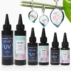 UV Resin Clear Sunlight Activated Hard UV Resin Kit for Jewelry Making Casting Coating DIY Crafts Resin Art Supplies