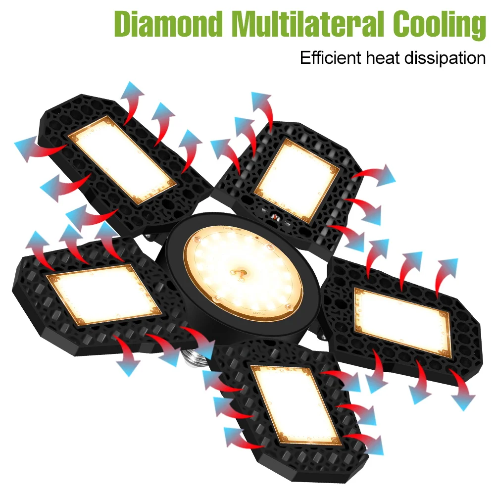 300 واط LED تنمو ضوء لمبة الطيف الكامل E27/E26 زراعة مصباح للداخلية الدفيئة خيمة الخضار الطماطم الزهور بوعاء النبات #5