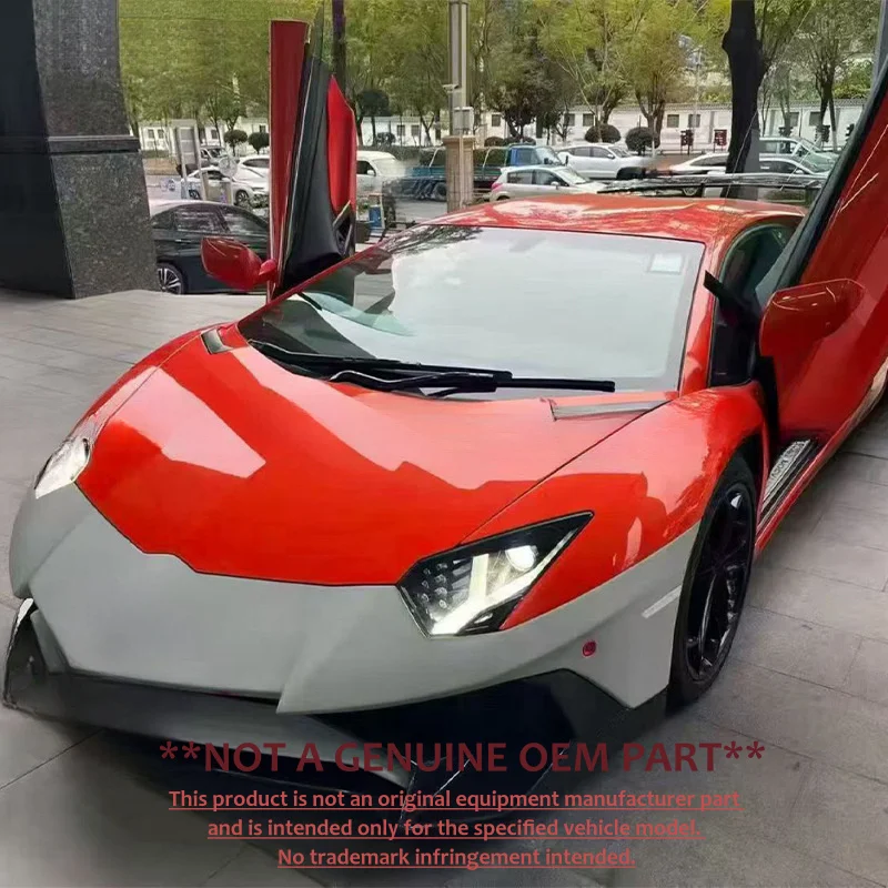 For Lamborghini LP700 Upgrade LP750 SV Style Carbon Fiber Body Kit Front Bumper Rear Bumper Spoiler Modification Parts