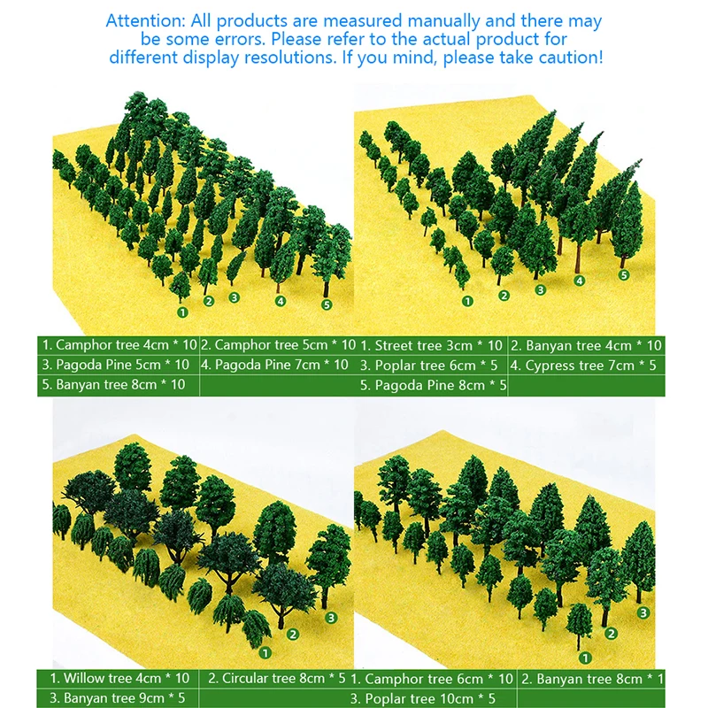 

Модели деревьев 1,2-6,3 дюйма, смешанные модели деревьев, поездов, пейзажей, архитектуры, искусственных деревьев для рукоделия, строительных моделей, пейзажей