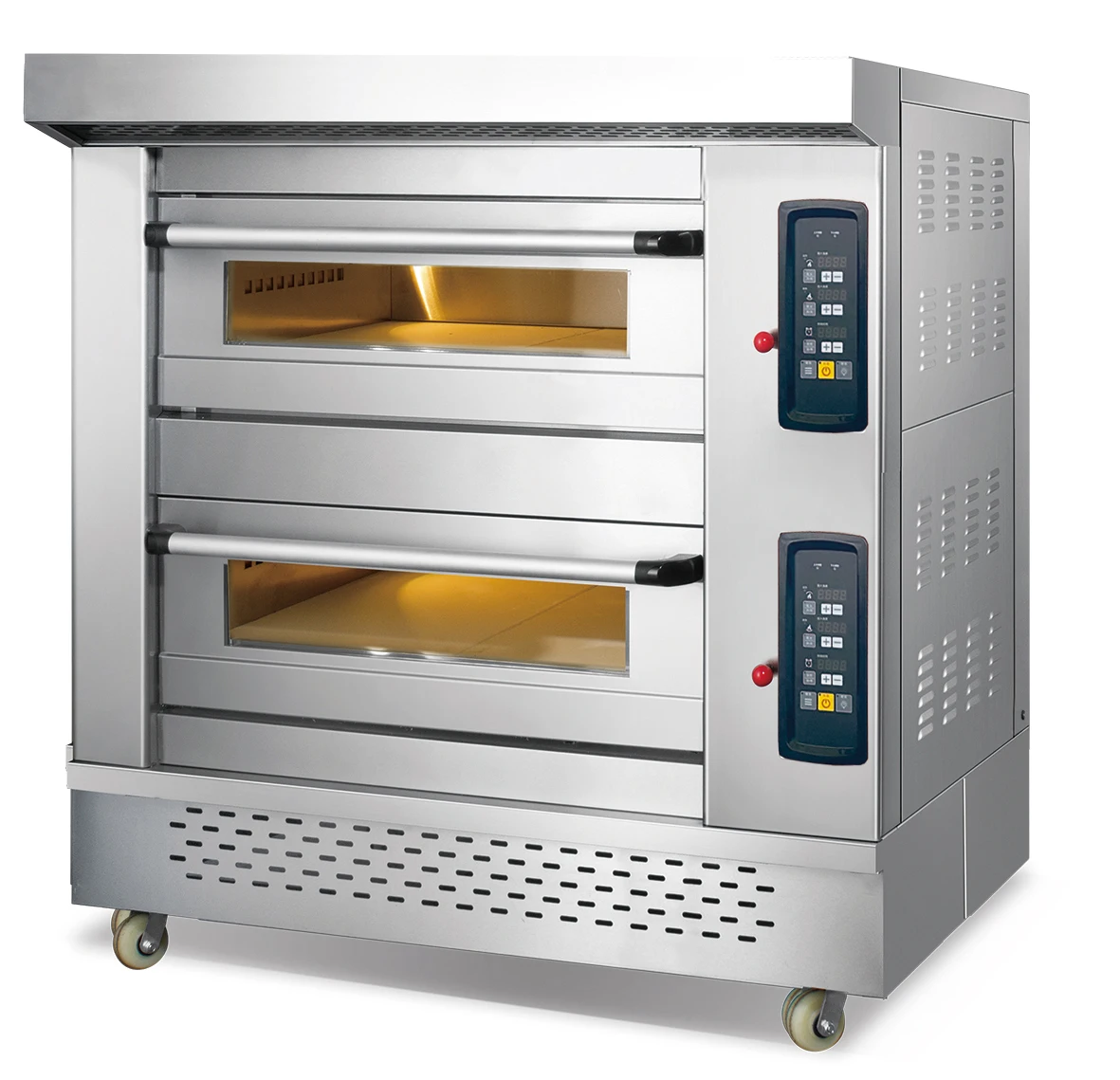 High Quality 2-Deck 4-Tray Commercial Gas and Electric Oven Luxury Design for Bakery Use Reasonable Price in Philippines
