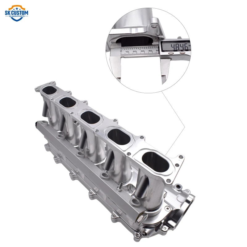 CUSTOM Auto Car Aluminum Billet Intake Manifold CNC Cutting For Audi RS3 TTRS 2.5L Engine