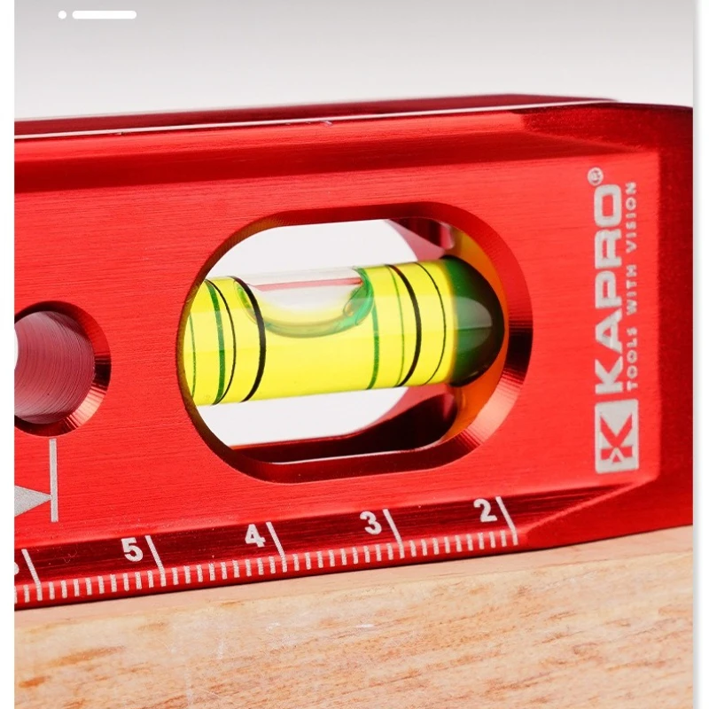Professional Spirit Level Bubble Level 30° 45° 90° 180°  Angle Finder Protractor Accurate Aluminum Alloy Horizontal Scale Ruler