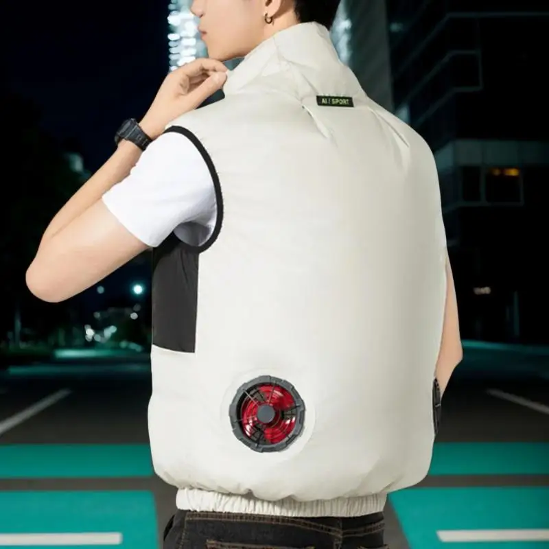 1/2Pcs 웨어러블 에어컨 의류 팬 12V 높은 풍력 냉각 공기 팬 하이킹 낚시 의류 액세서리