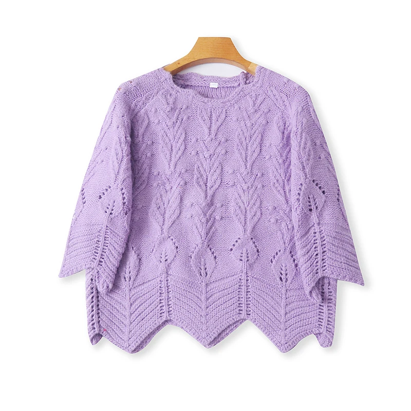 

Casual Loose Long Sve round Ne Knitted Sweater Women's Spring Autumn New Sle Comfortable Warm Faionable Top