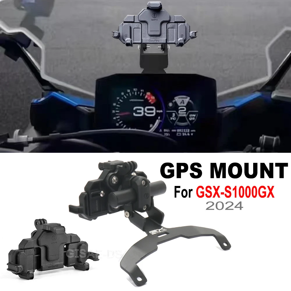 

Motorcycle Navigation Bracket GPS Mount Device Carrier SMART PHONE Adapt Holder For Suzuki GSX-S1000GX GSX S1000GX S1000 GX 2024