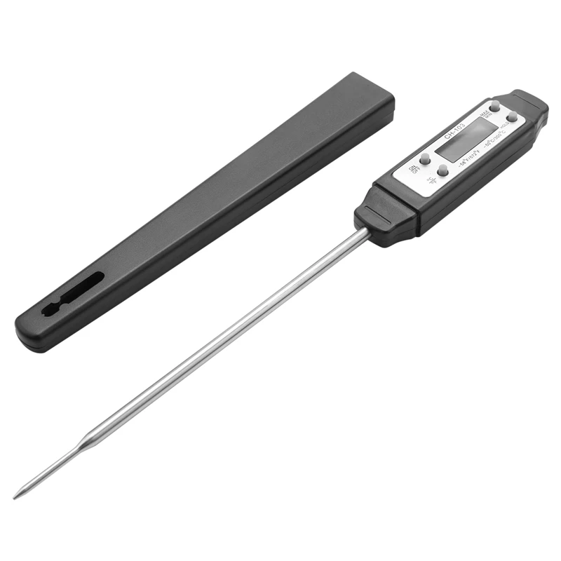 

Цифровой термометр для приготовления пищи, кухонный Высокоточный термометр для мгновенного считывания мяса, барбекю