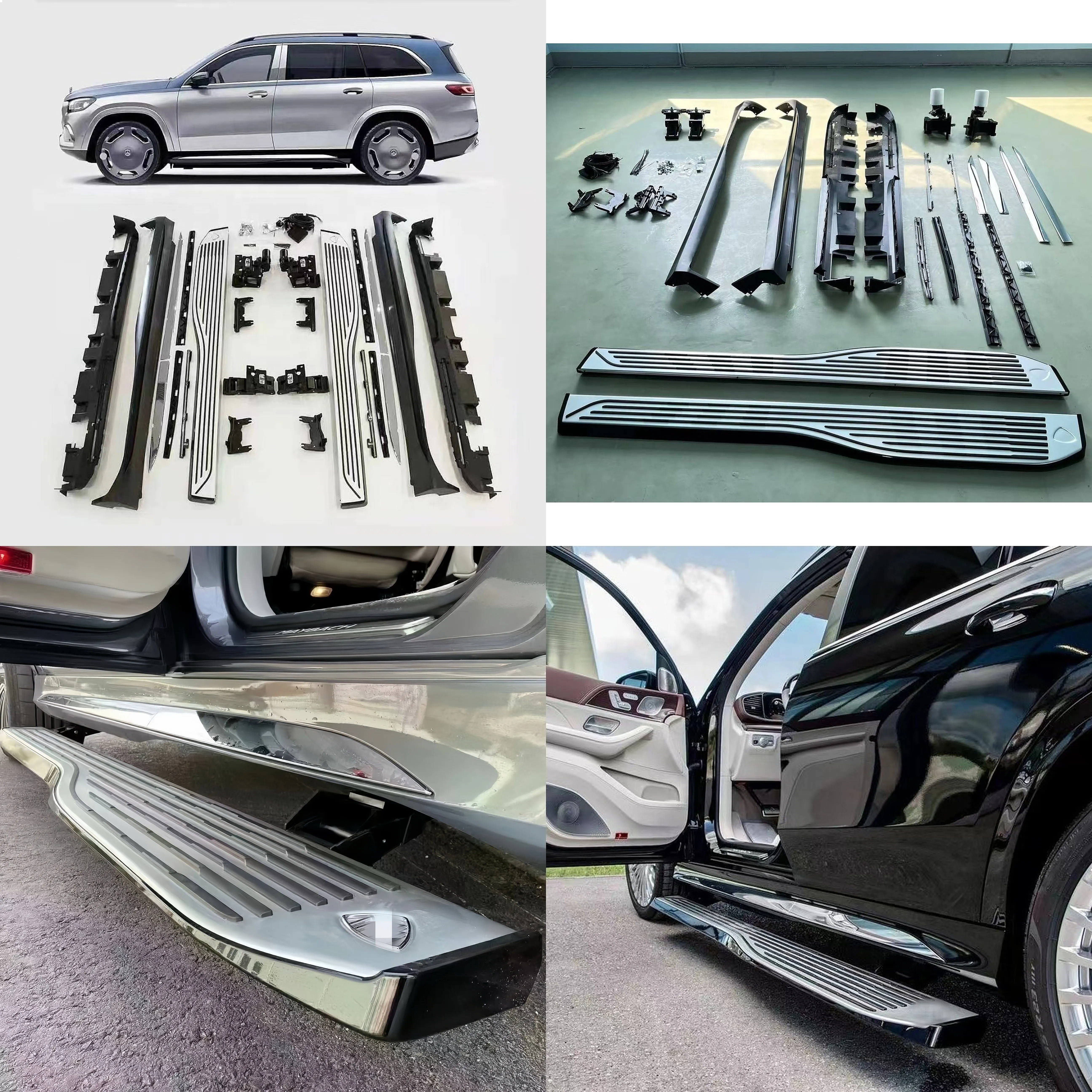 New Arrived Electric Side Step for Mercedes-Benz GLS X167 Maybach Style Aluminum Pedal