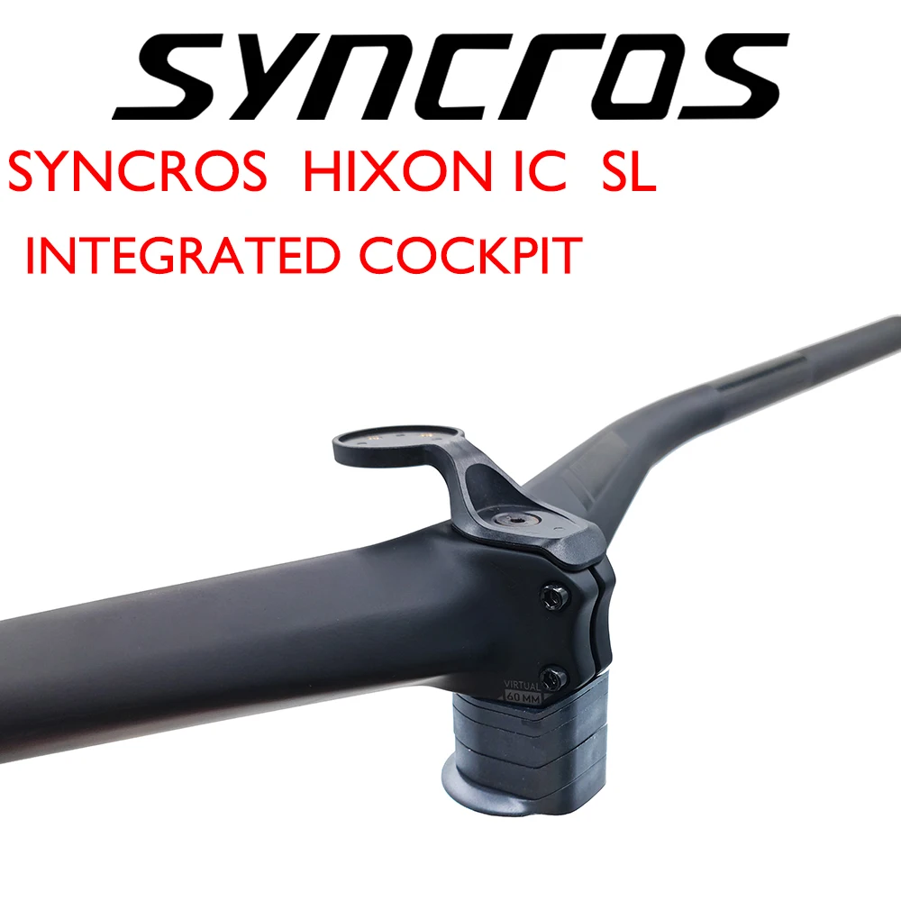 SYNCROS HIXON IC SL Carbon Bike Integrated COCKPIT MTB Handlebar Lightweight Enduro Bar 15mm Mini RISE With Gasket Accessories