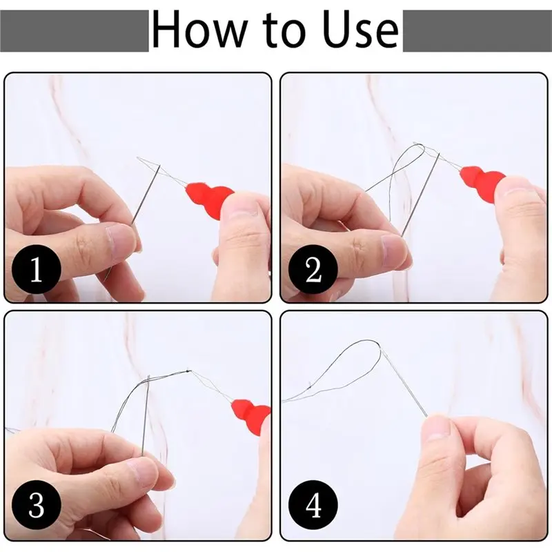 ABBP- كشتبان ذهبي وخيوط متضمنة 42 قطعة مجموعة خياطة فضية، 7 مقاسات لمجموعة التطريز للحرف اليدوية للتطريز