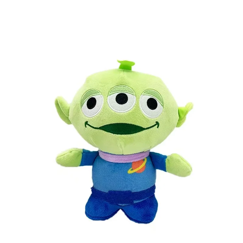 

Disney Toy Story Kawaii Alien Action Figure Three Eyes Collectible Ornament Cartoon Soft Pillow Accompany Doll Decor Kids Gift