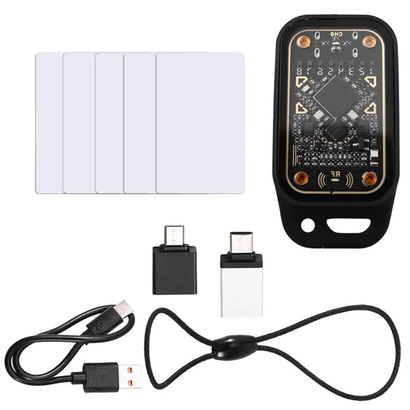 ABJF-ID IC 125Khz 13.56Mhz Chameleon V3.0 RFID Smart Chip Emulator NFC Copier Reader Writer Card Tag Cloner With Key Card