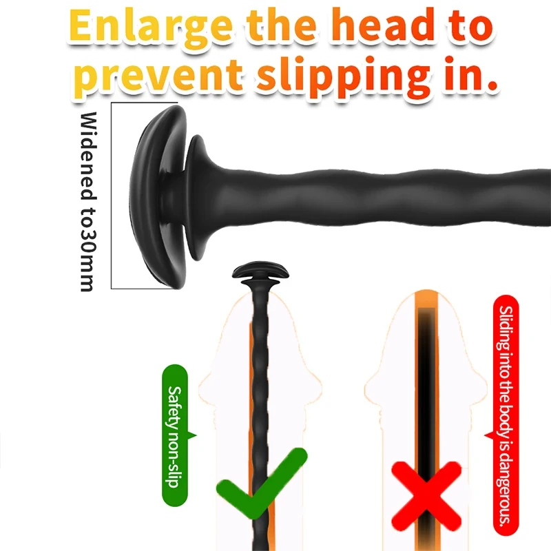 Male Long Urethral With Plug Multi purpose Urethral Tube Silicone Horse Eye Urethral Rod Urethral Stimulate Expander Sex Toys view 6