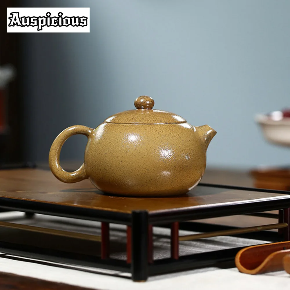 270ml Yixing Purple Clay Teapots Famous Artists Handmade Wood-fired Xishi Pot Raw Ore Duan Mud Kettle Chinese Zisha Teaset Gifts