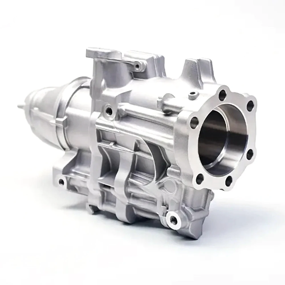 Custom Aluminum Die Cast Gearbox Housing OEM CNC Machining Transmission Shell High Precision Auto Mechanical Die Cast Components