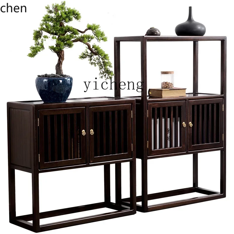 v1 Rosewood Antique Shelf Duobaoge Antique Reproduction Furniture Tea Tea Room Display Cabinet Shelf