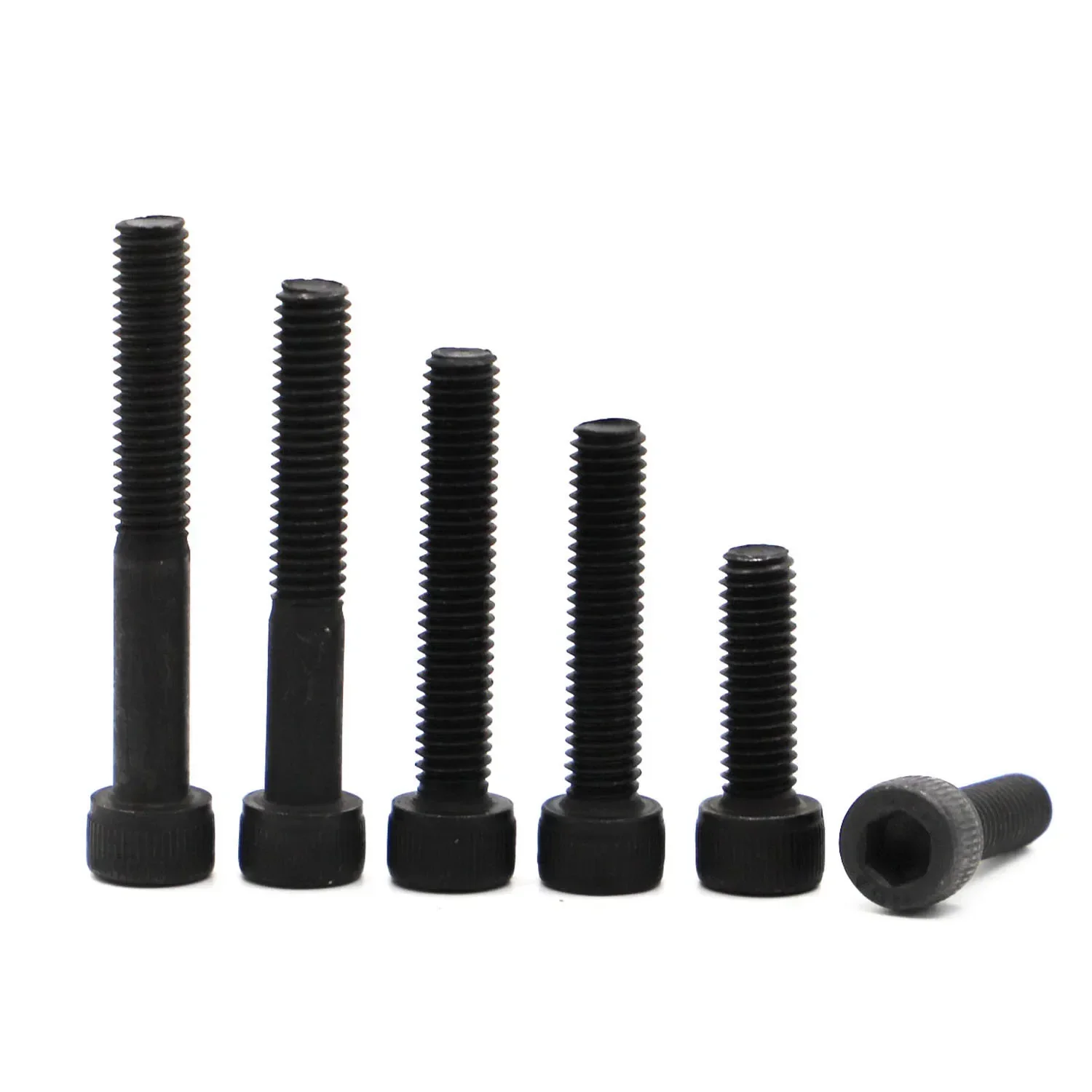 Black Grade 12.9 Allen Screws M1.6 M2 M2.5 M3 M4 M5 M6 M8 M10 DIN912 Hexagon Socket Head Cap Bolt Hex Socket Head Screw