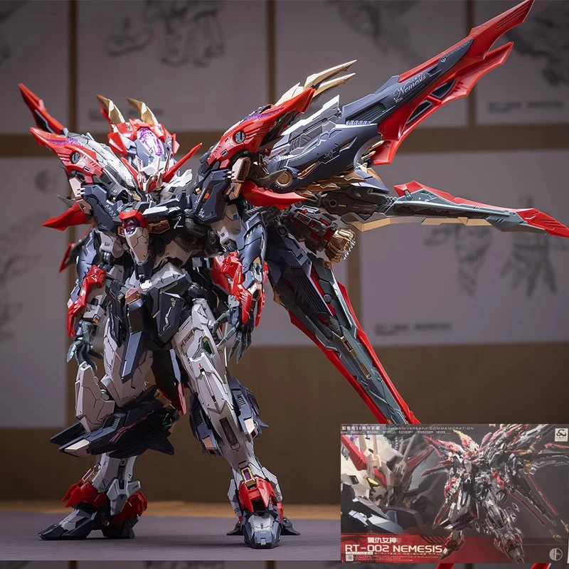 Nfinite 1/100 RT-002 NEMESIS Genuine Nfinite Dimension Strategic Revenge Titan Action Figure Assembly Children Toys BirthdayGift